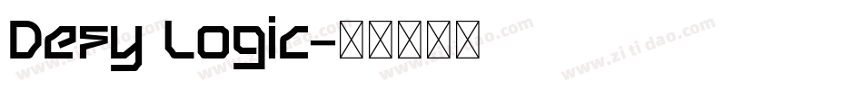 Defy Logic字体转换